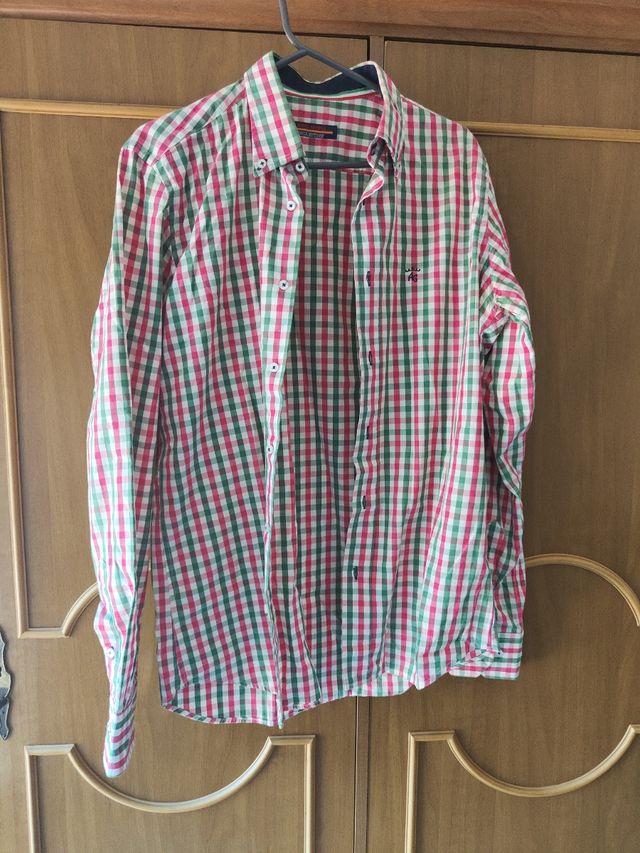 CAMISA DE HOMBRE.ANGEL GLORIA. TALLA 3