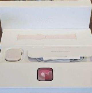 Apple wacht serie 9 45mm rosa