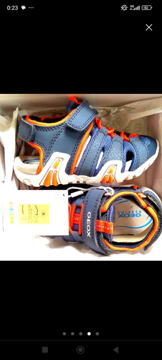 Sandalias niño niño Geox talla 21