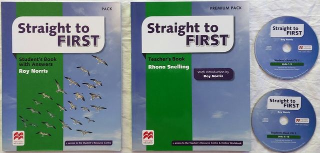 3 Libros de inglés - Straight to First.