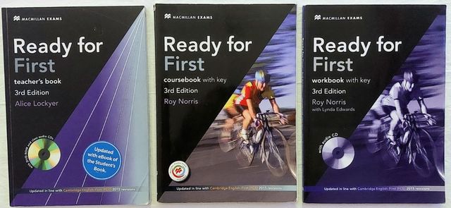 3 Libros de Inglés - Ready for First 3rd Edition