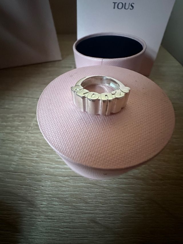 Anillo TOUS, plata, original.