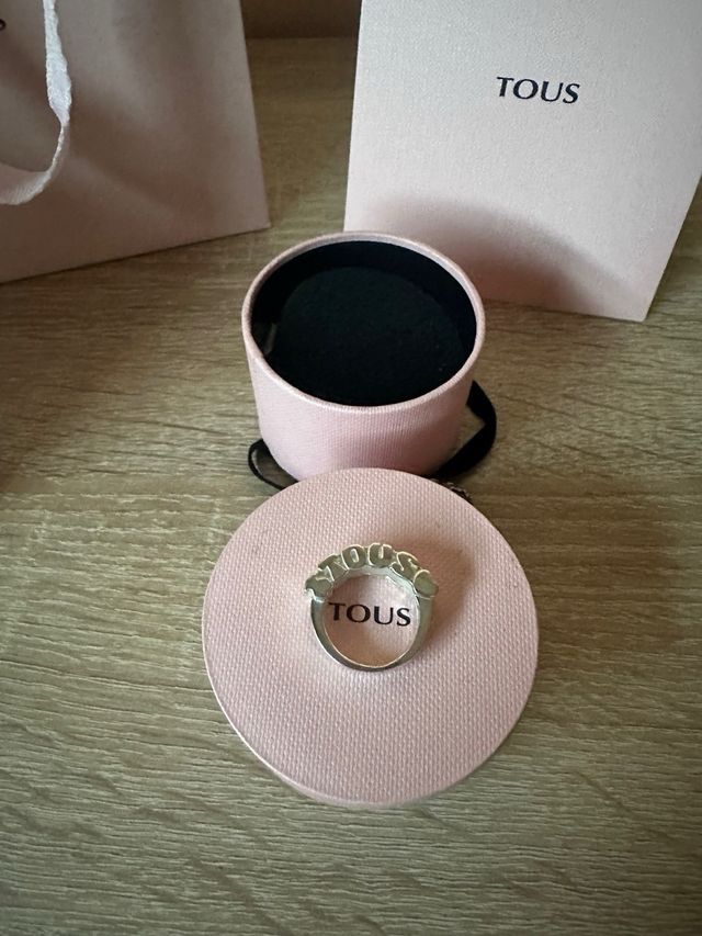 Anillo TOUS, plata, original.