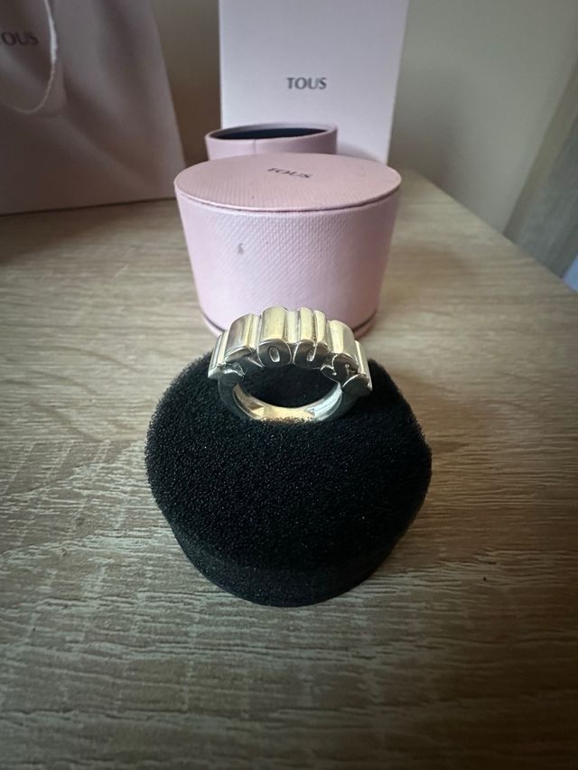 Anillo TOUS, plata, original.