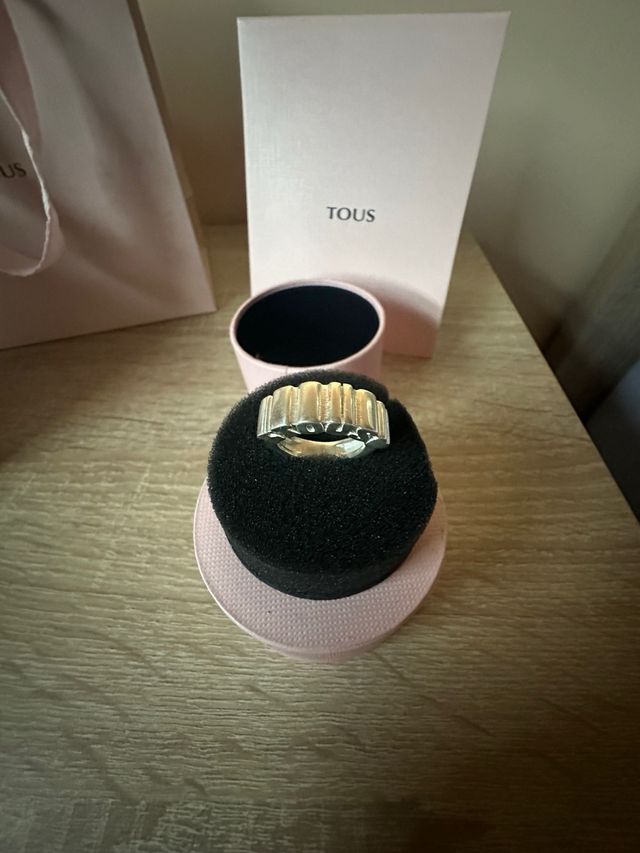 Anillo TOUS, plata, original.