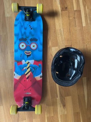 lote Monopatin Decathlon Skate  casco / Niñs