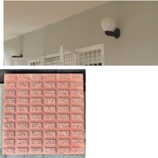 Losas de terrazo Nuevas y Faroles de pared