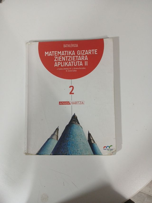 Libro matemáticas 2 bachillerato 