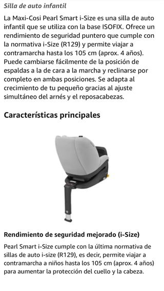 Maxi-Cosi Pearl Smart i-Size con Isofix