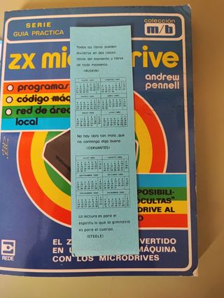 Zx spectrum microdrive libro 