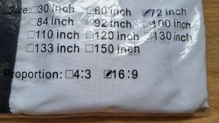 Proyector de pantalla camper