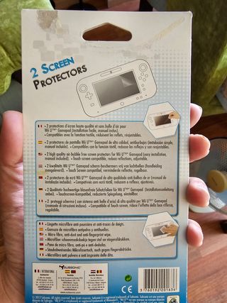 1 protector de pantalla para Wii U