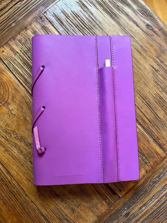 Taccuino Salvador Bachiller in pelle