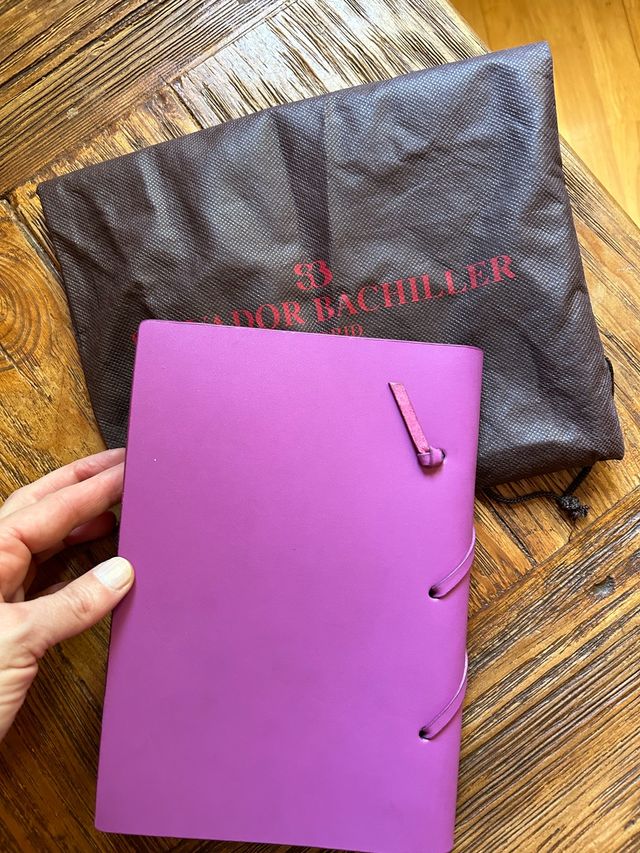 Taccuino Salvador Bachiller in pelle