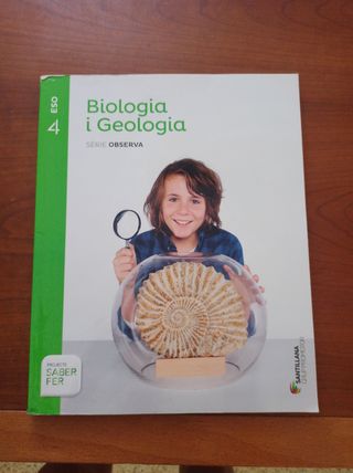 Libro de biología y geología  4t de eso