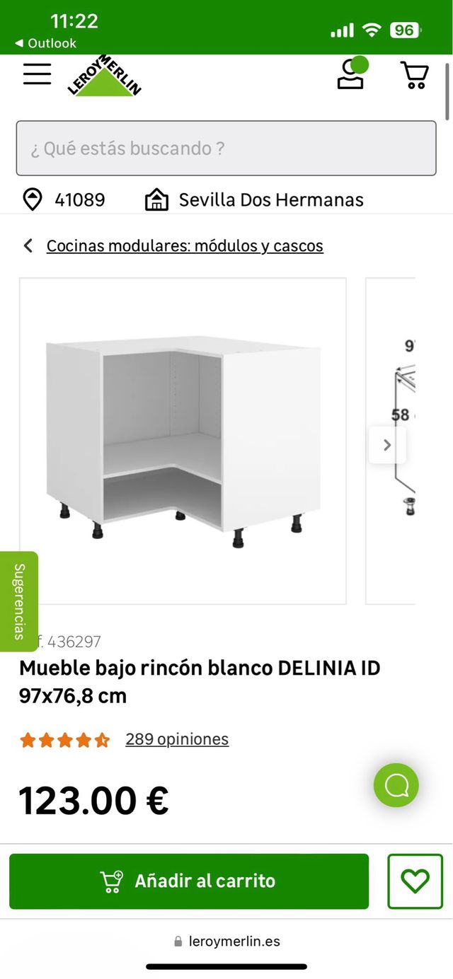Mueble bajo rincon