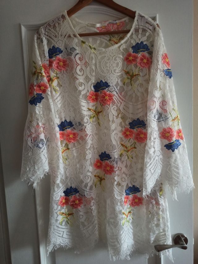 Vestido/ blusón verano calado