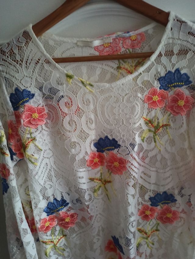 Vestido/ blusón verano calado