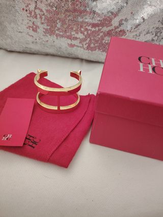 Pulsera Carolina Herrera ,colección .Bañada  Oro 