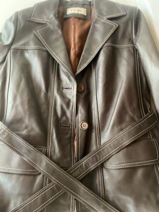 Cazadora de cuero