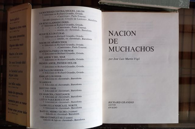 Libros Martín Vigil