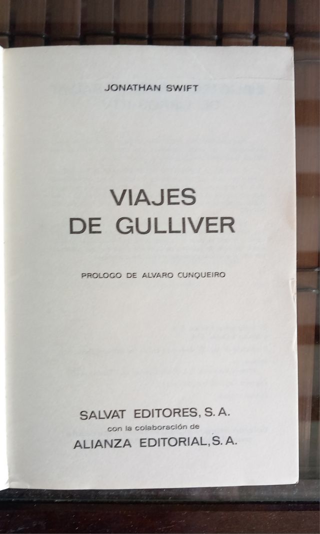 Libro Los viajes de Gulliver