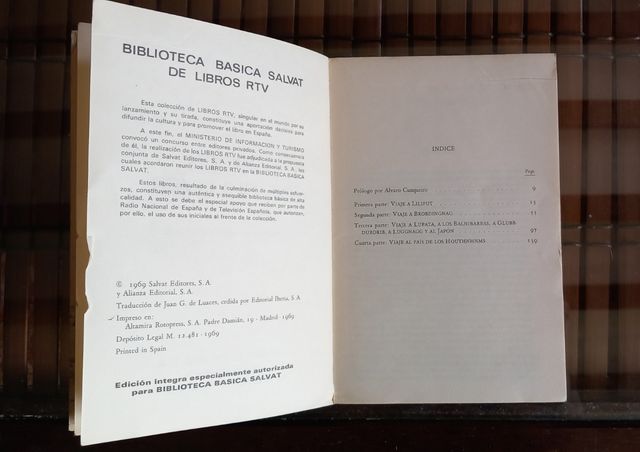 Libro Los viajes de Gulliver