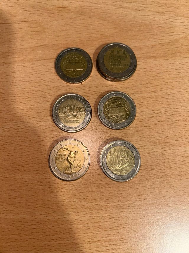 Monedas conmemorativas paises y años diversos