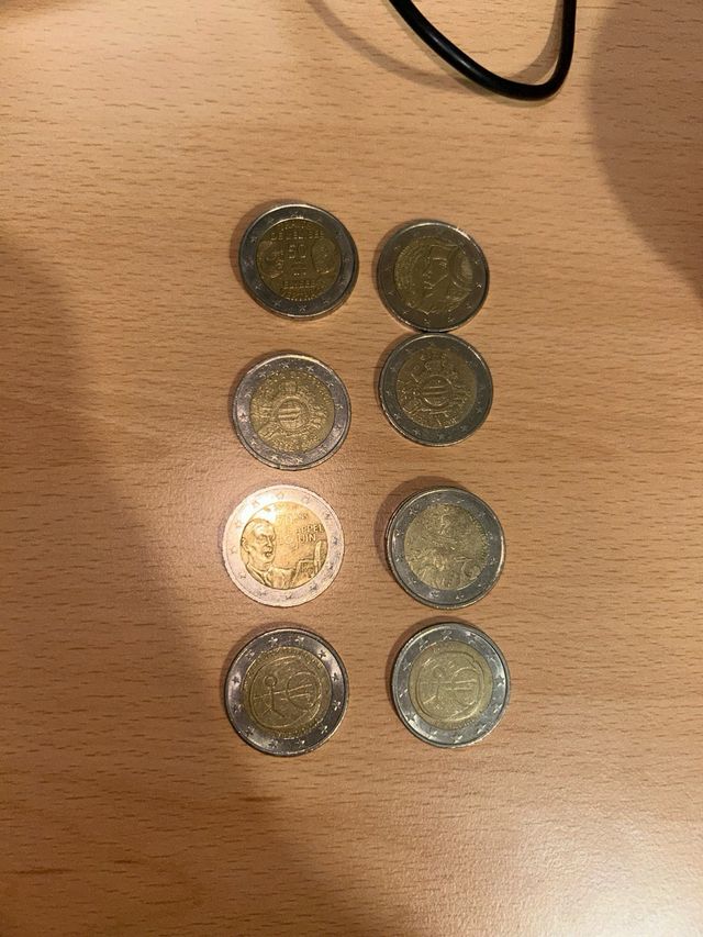 Monedas conmemorativas paises y años diversos