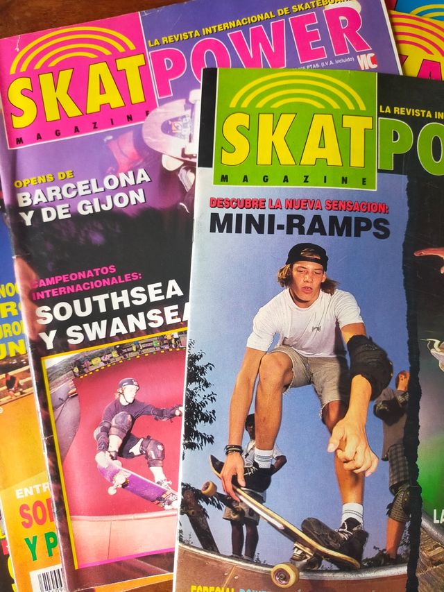 SKATPOWER REVISTA SKATE AÑOS 90