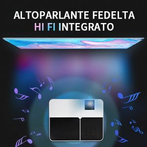 Proiettore WiFi Videoproiettore Portatile Full HD