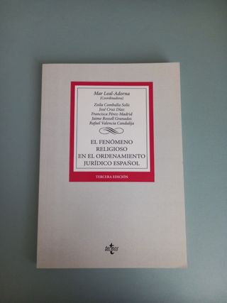 El fenómeno religioso en el ordenamiento español
