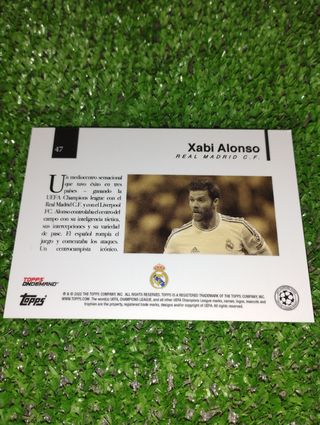 Topps simplicidad Xabi Alonso