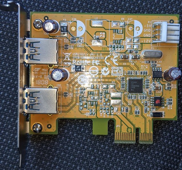 Placa USB 3.0 PCI express