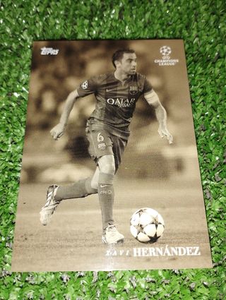 Topps simplicidad Xavi Hernández 