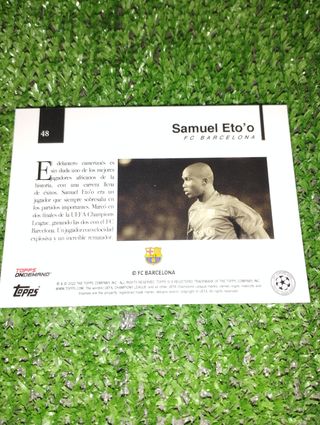 Topps simplicidad Etoo 