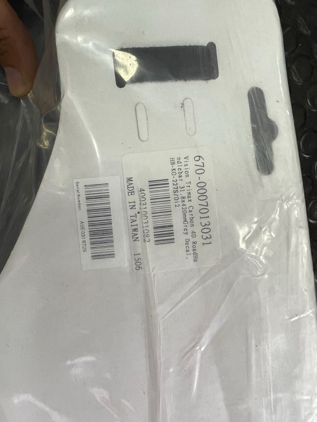 Manillar bicicleta carbono Vision Trimax 4D nuevo