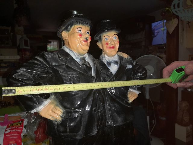 Statua stanlio ollio