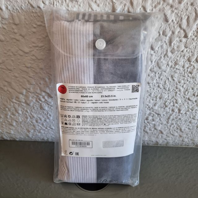 2 fundas de almohada Zara Home