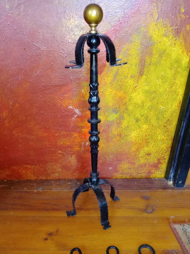 SET ANTIGUO AÑOS 60 UTENSILIOS CHIMENEA