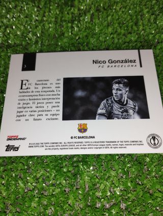 Topps simplicidad Nico González 