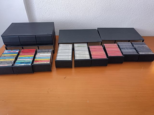 Organizadores y cintas de cassette