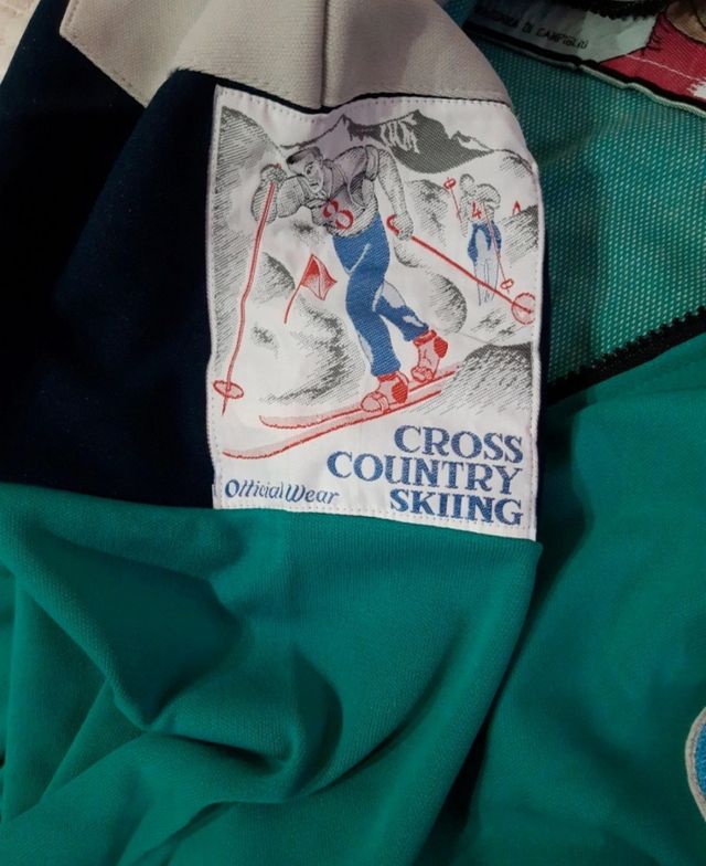 Tuta cross country skiing vintage