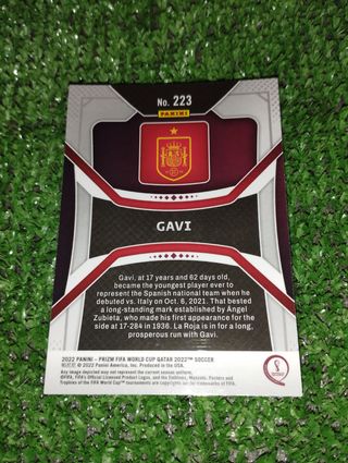 Panini Prizm Gavi
