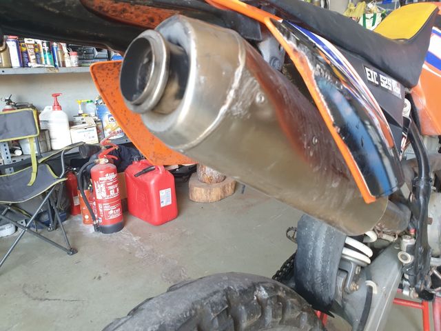 Escape ktm exc 525 450 400 Bala sola