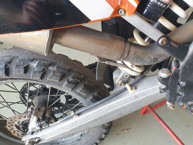 Escape ktm exc 525 450 400 Bala sola