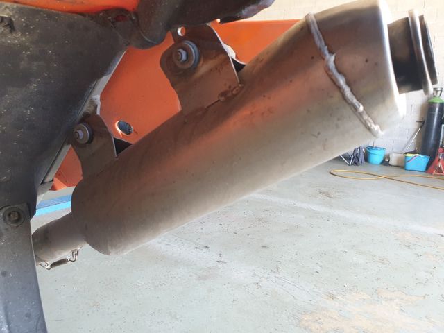 Escape ktm exc 525 450 400 Bala sola