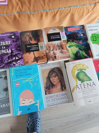 Lote de 13 libros, texto en Catalán