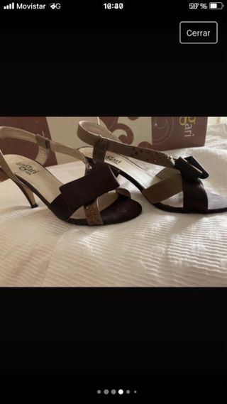 Zapatos de fiesta en piel