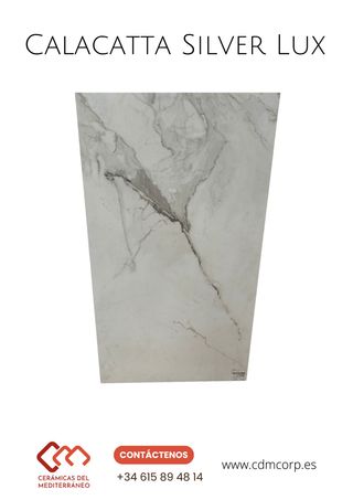 Cerámica Calacatta Imitación Mármol - 60 x 120 cm
